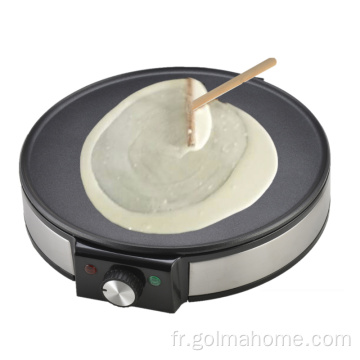 Fabricant de pancake de la vie de la Santé Facile propre Crepe Crepe Maker Ménage 1 an Electric (AE) * Pièces de rechange gratuites LFGB ROHS EMC CB
